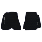 Premium Black Leather Floor Mats for Ferrari California | Full Set