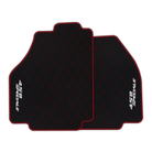 Premium Black Leather Floor Mats for Ferrari 296 GTS (2022-2025)