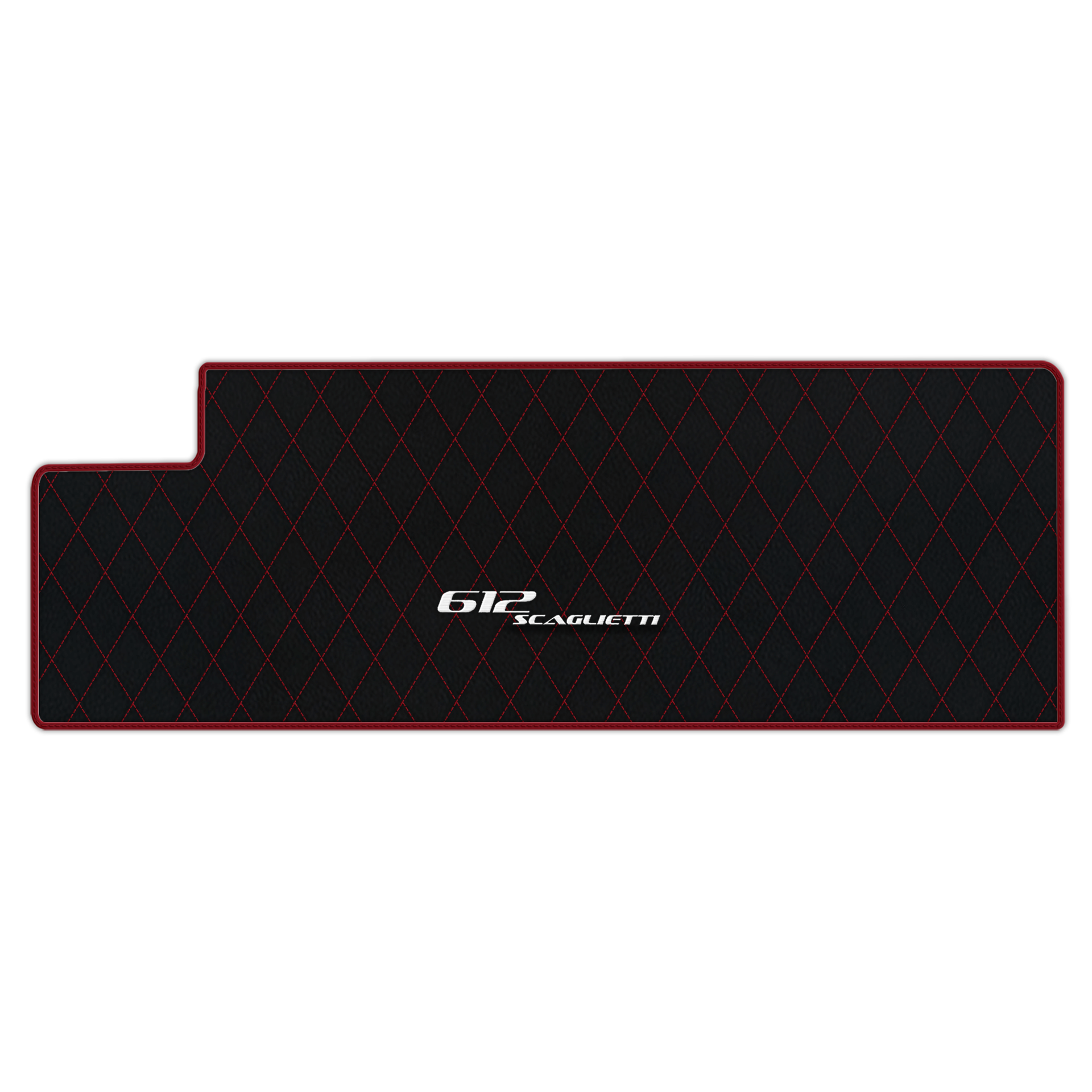 Luxury Black Leather Floor Mats for Ferrari 612 Scaglietti (2005-2011)