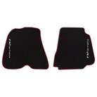 Premium Black Leather Floor Mats for Ferrari California | Full Set