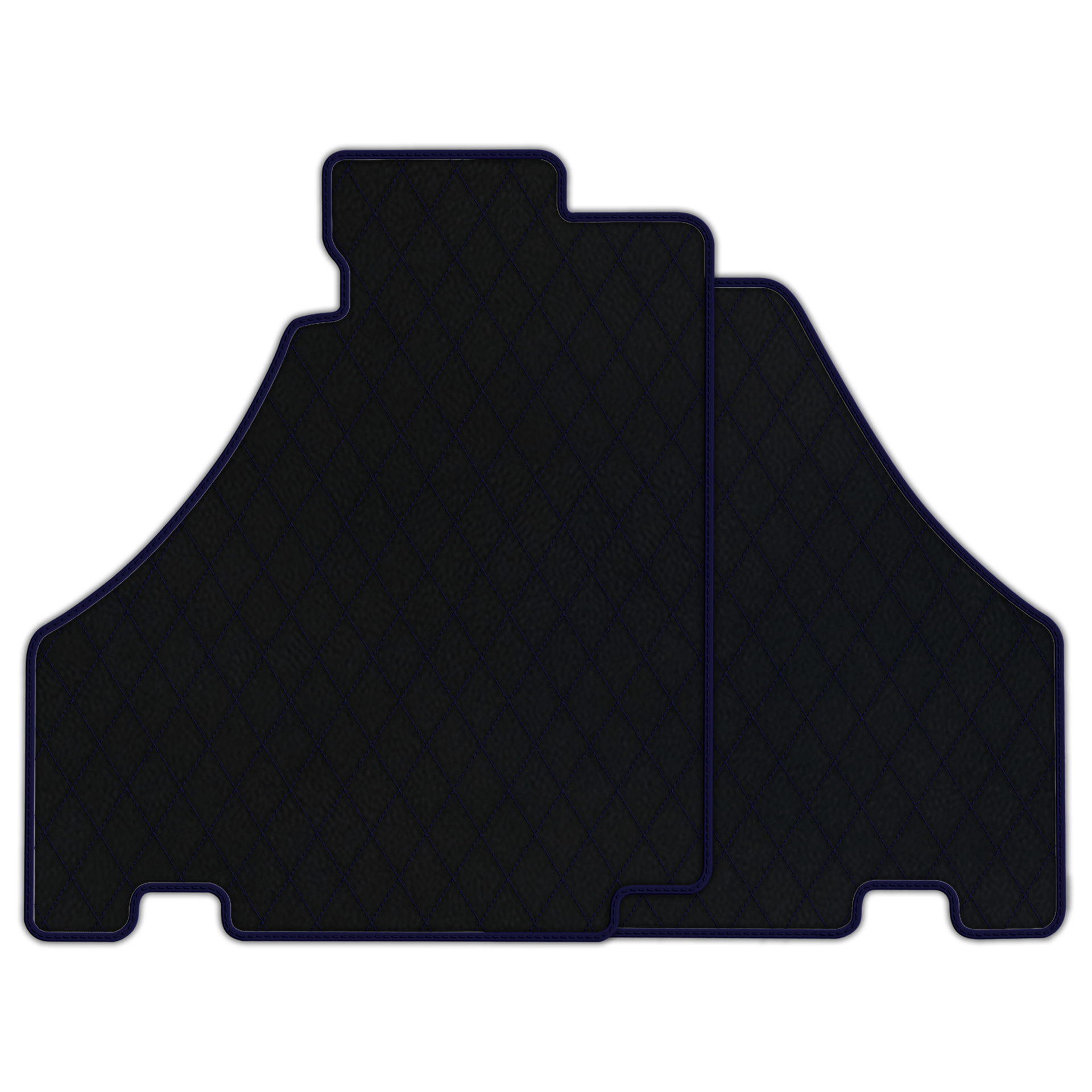 Black Leather Floor Mats for Ferrari 458 GT2 (2012-2015) | AW1 Design