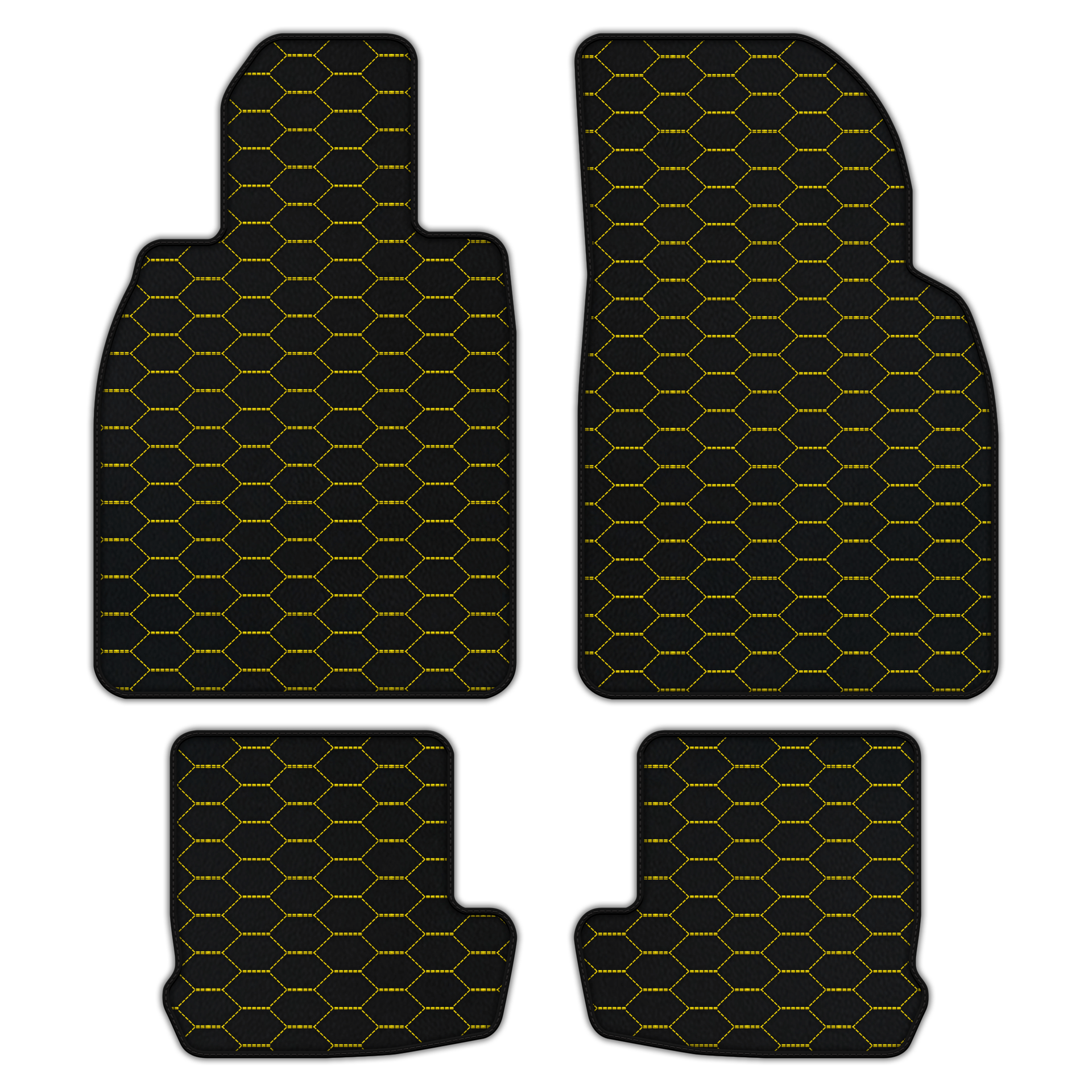 Premium Customizable Leather Floor Mats for Porsche 964 (1989-1994)