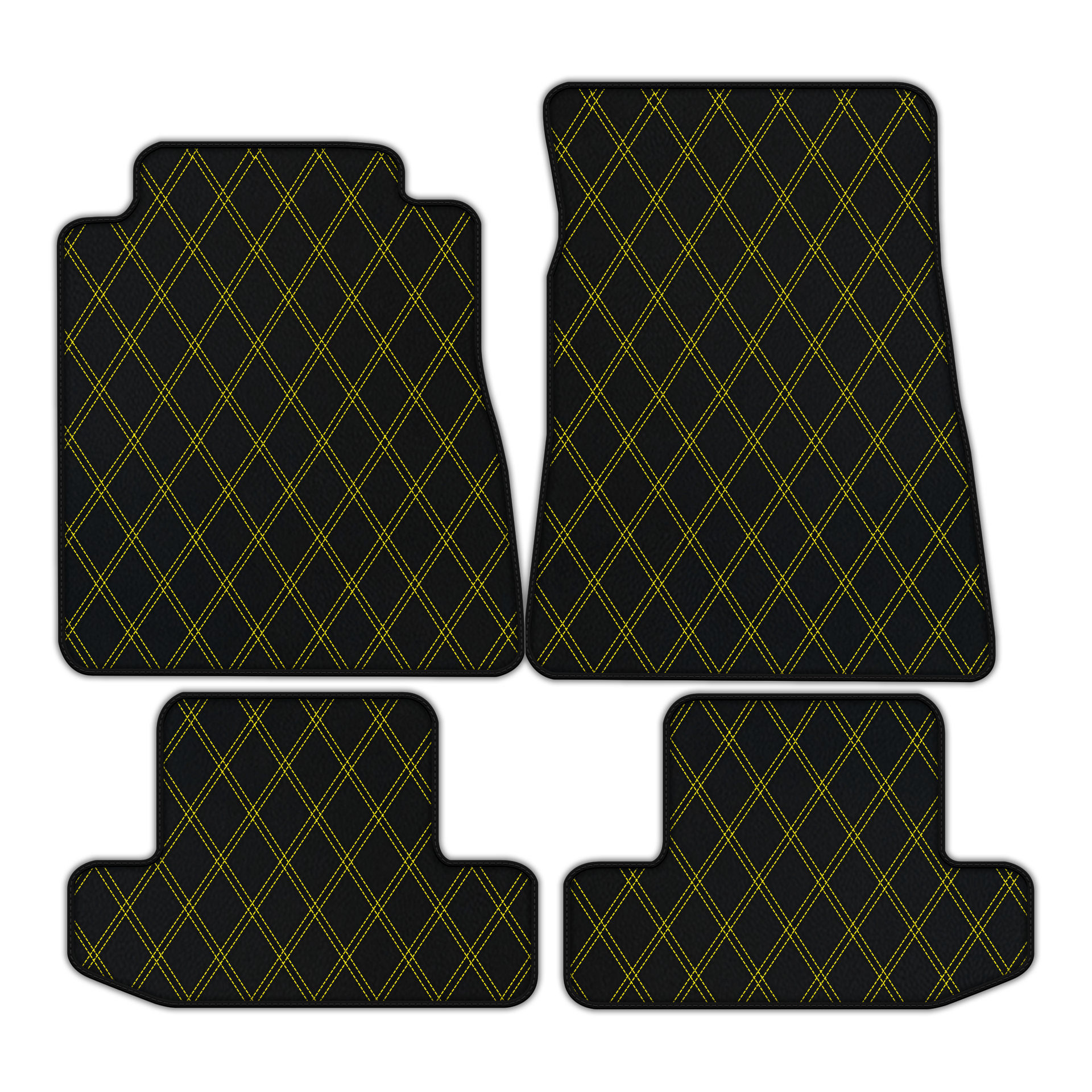 Premium Custom Leather Floor Mats for Ford GT350 Shelby (2015-2021)