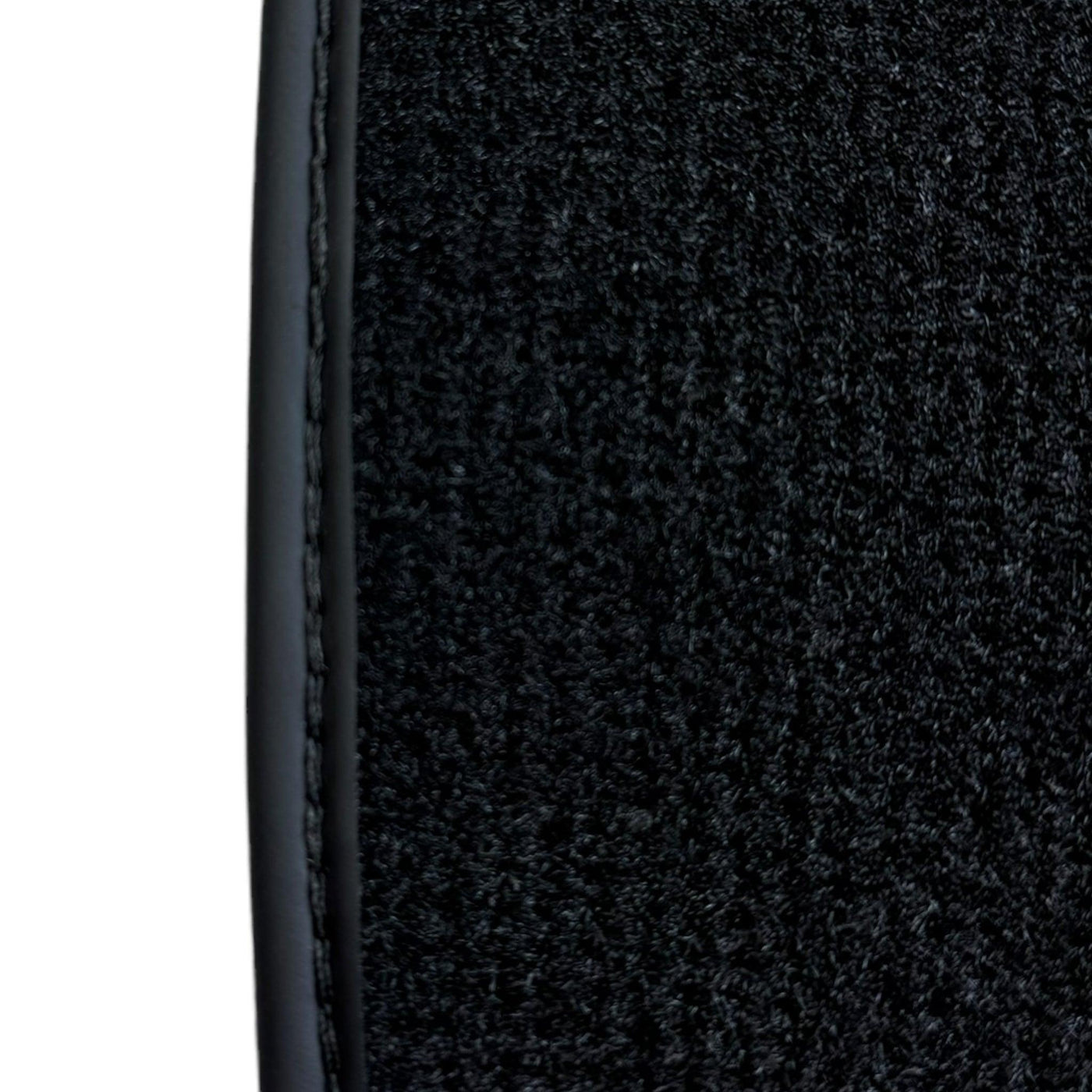 Black Floor Mats For Ferrari 612 Scaglietti 2005-2011 Italian Edition with Leather - AutoWin