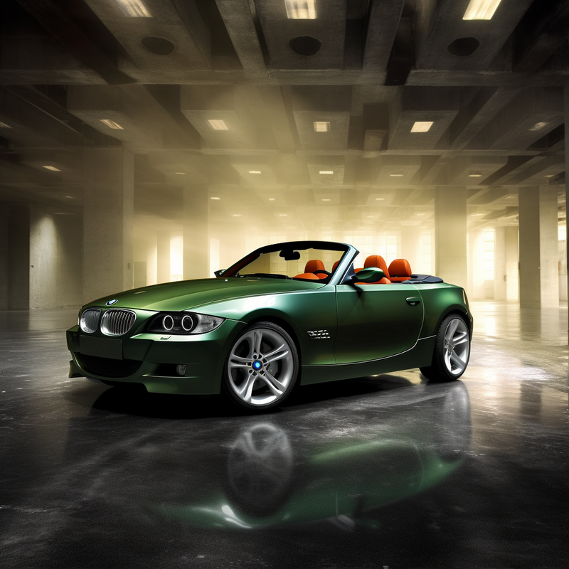 BMW Z4 用のプレミアム フロア マットE85 コンバーチブル (2003-2008)