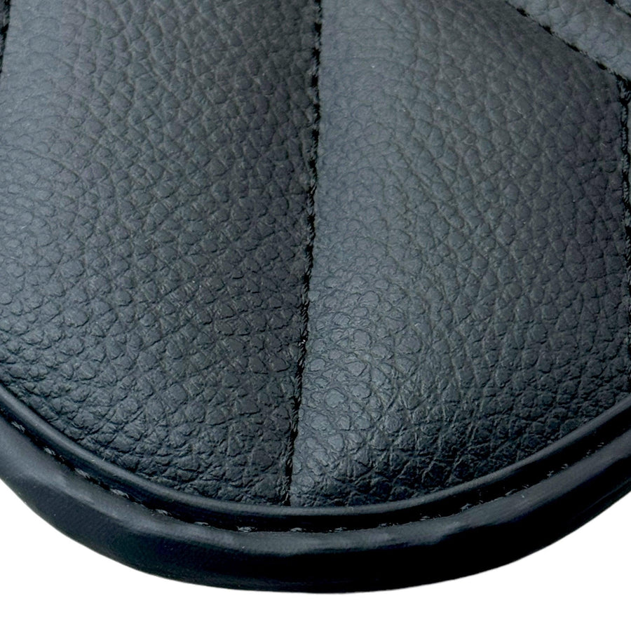 Black Leather Floor Mats for Rolls Royce Shadow (1965-1977) ER56 Design - AutoWin