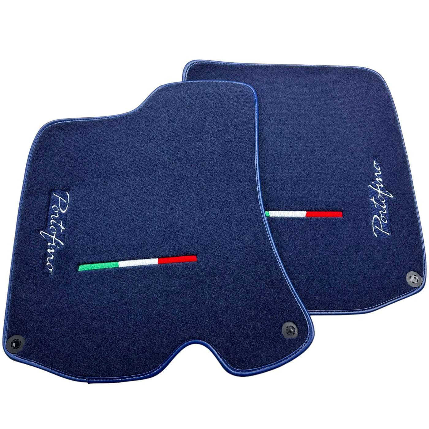 Dark Blue Floor Mats for Ferrari Portofino (2018-2023) Italian Edition - AutoWin