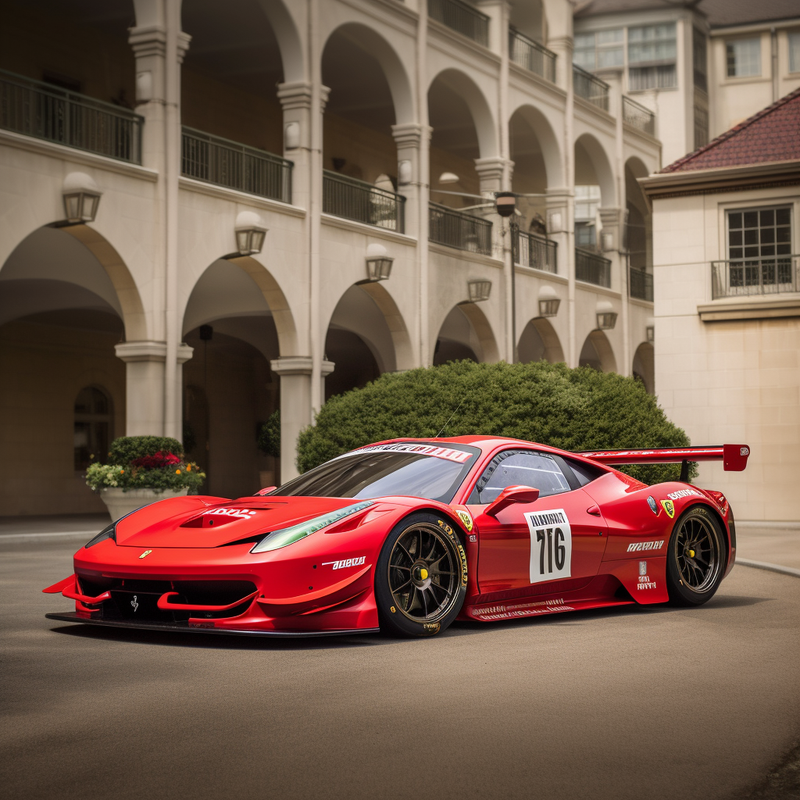 Ferrari 458 GT2 (2012-2015) 用のプレミアム フロア マット