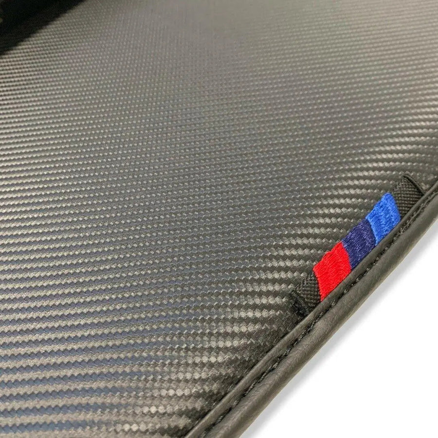 Floor Mats For BMW Gran Tourer F46 (2015-2022) 7 Seats Autowin Brand Carbon Fiber Leather - AutoWin