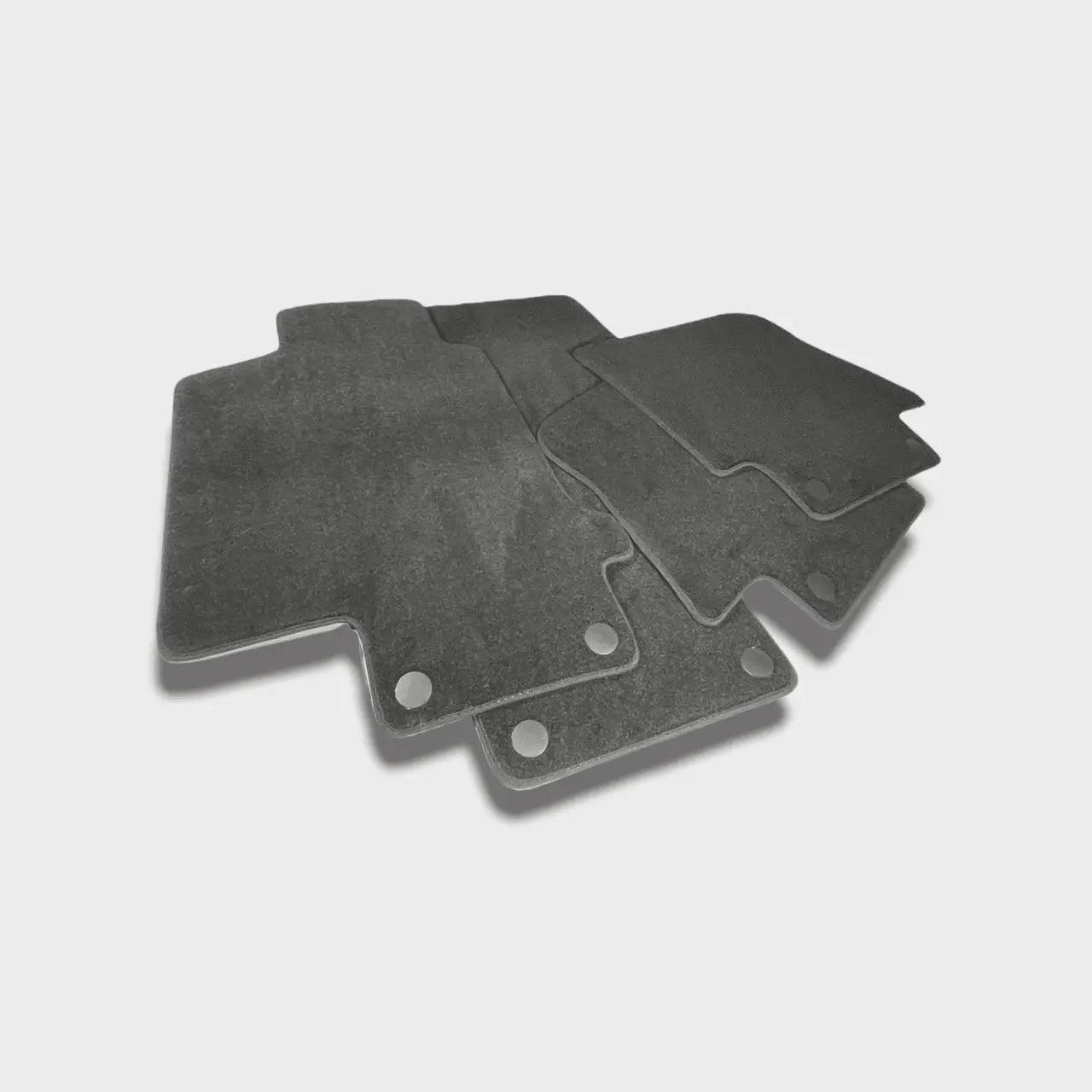 Floor Mats For Maserati GranCabrio MC (2013-2019) Black - AutoWin