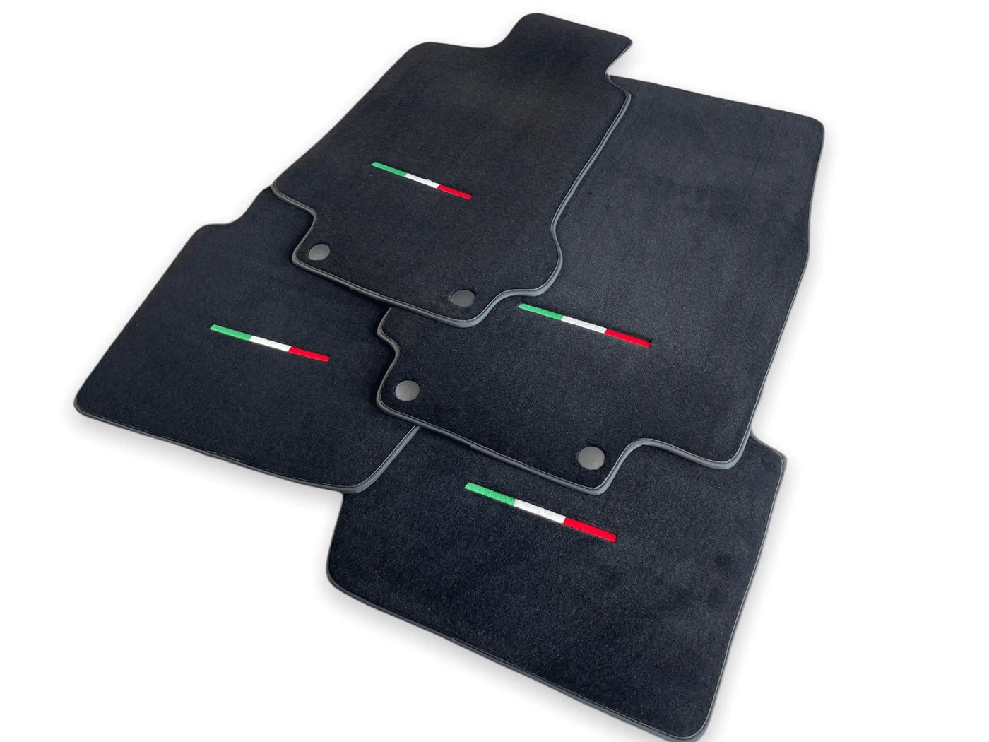 Floor Mats For Maserati GranTurismo MC Stradale (2011-2015) Black IT Edition - AutoWin