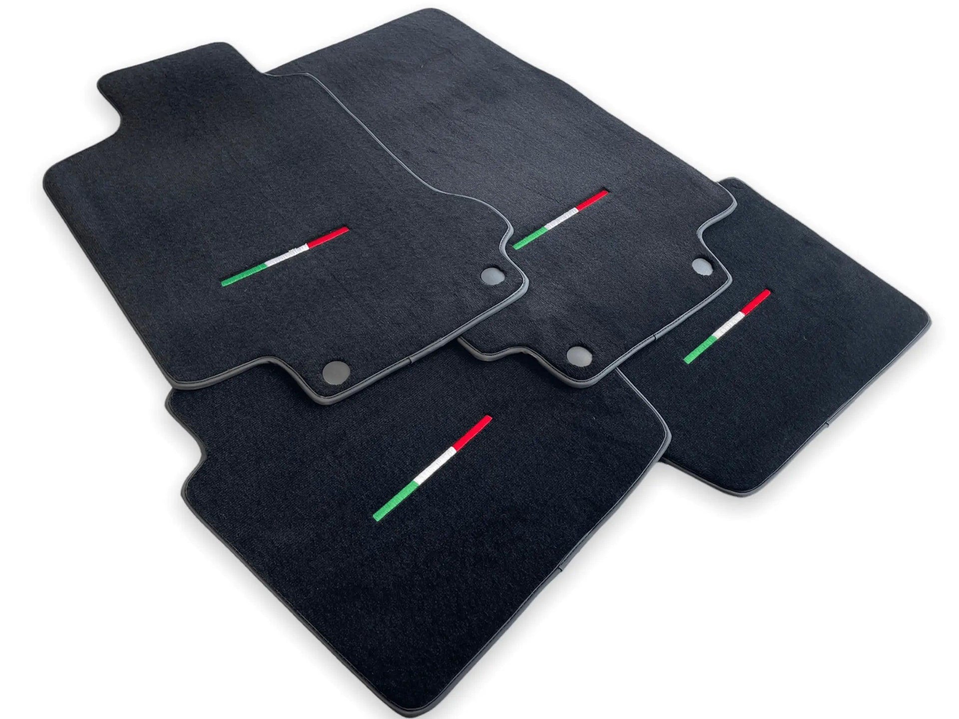 Floor Mats For Maserati GranTurismo MC Stradale (2011-2015) Black IT Edition - AutoWin