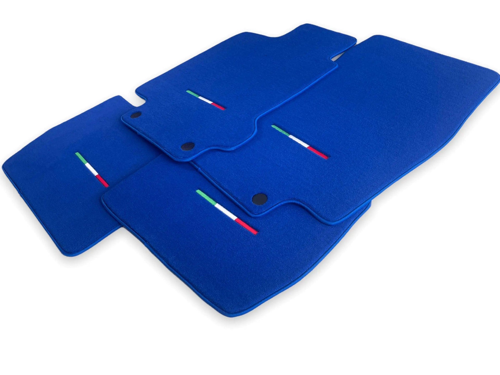 Floor Mats For Maserati GranTurismo MC Stradale (2011-2015) Blue IT Edition - AutoWin