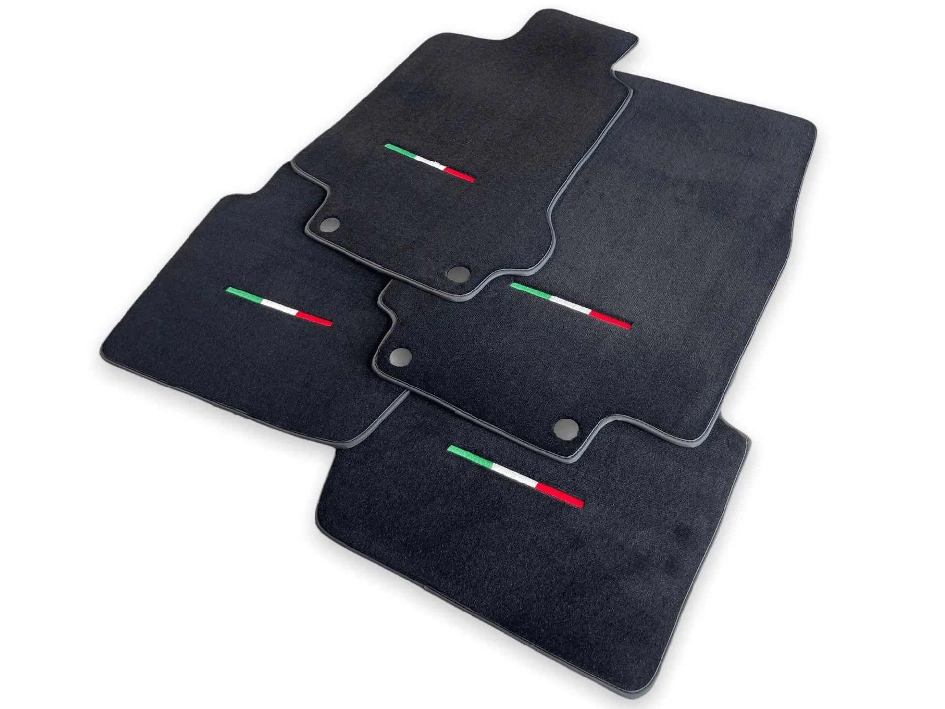 Floor Mats For Maserati GranTurismo S (2008-2012) Black IT Edition - AutoWin