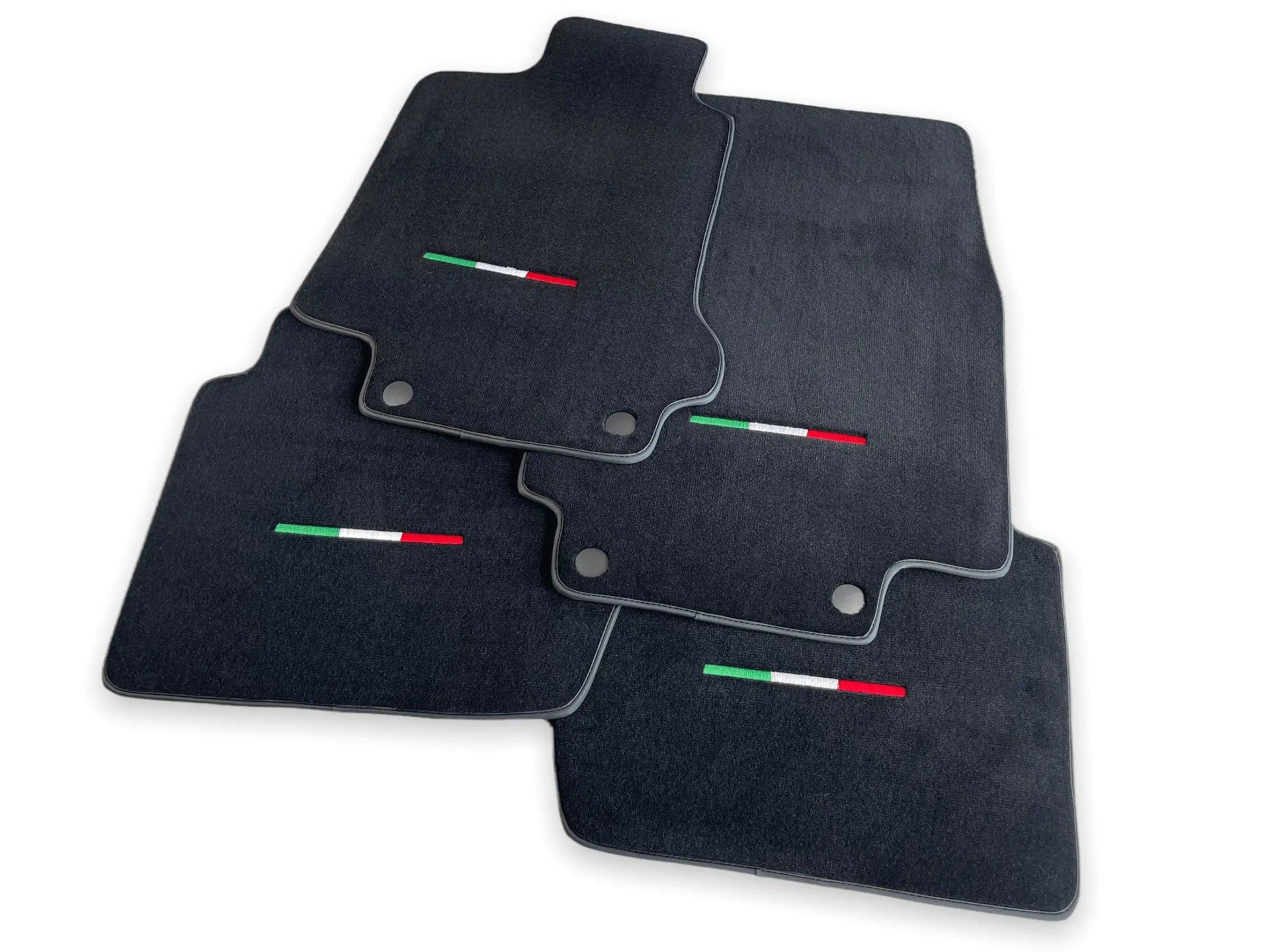 Floor Mats For Maserati GranTurismo S (2008-2012) Black IT Edition - AutoWin