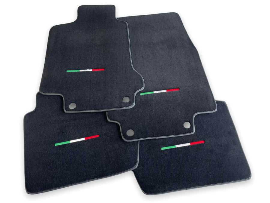 Floor Mats For Maserati GranTurismo S (2008-2012) Black IT Edition - AutoWin