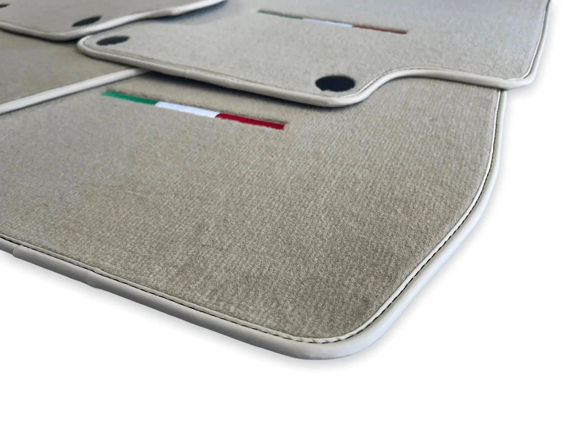 Floor Mats For Maserati GranTurismo Sportline (2009-2019) Beige IT Edition - AutoWin