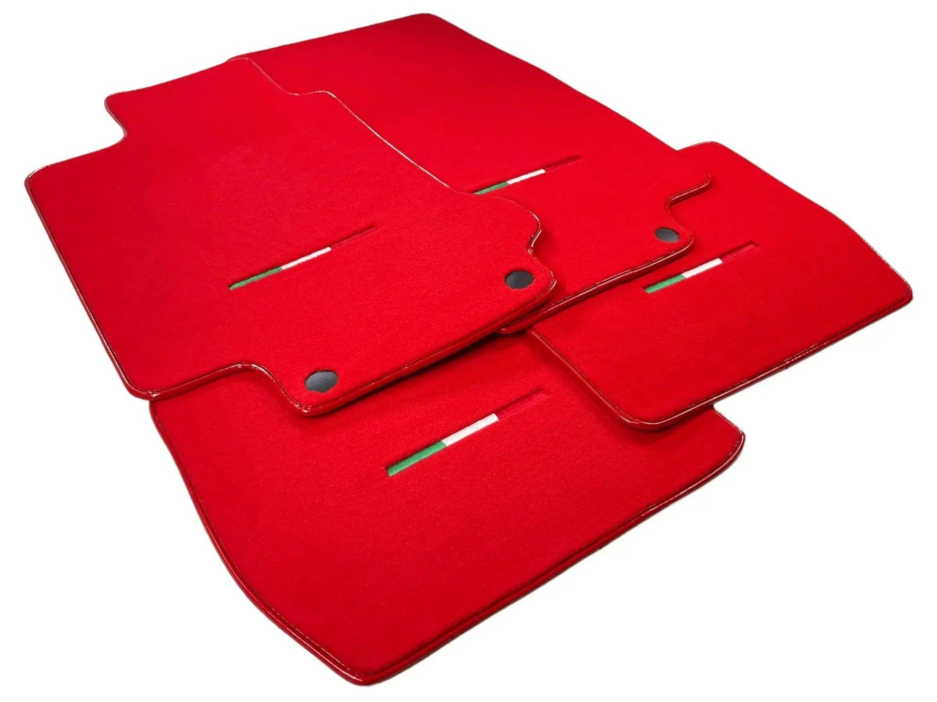 Floor Mats For Maserati GranTurismo Sportline (2009-2019) Red IT Edition - AutoWin