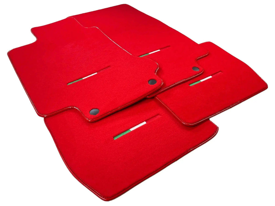 Floor Mats For Maserati GranTurismo Sportline (2009-2019) Red IT Edition - AutoWin