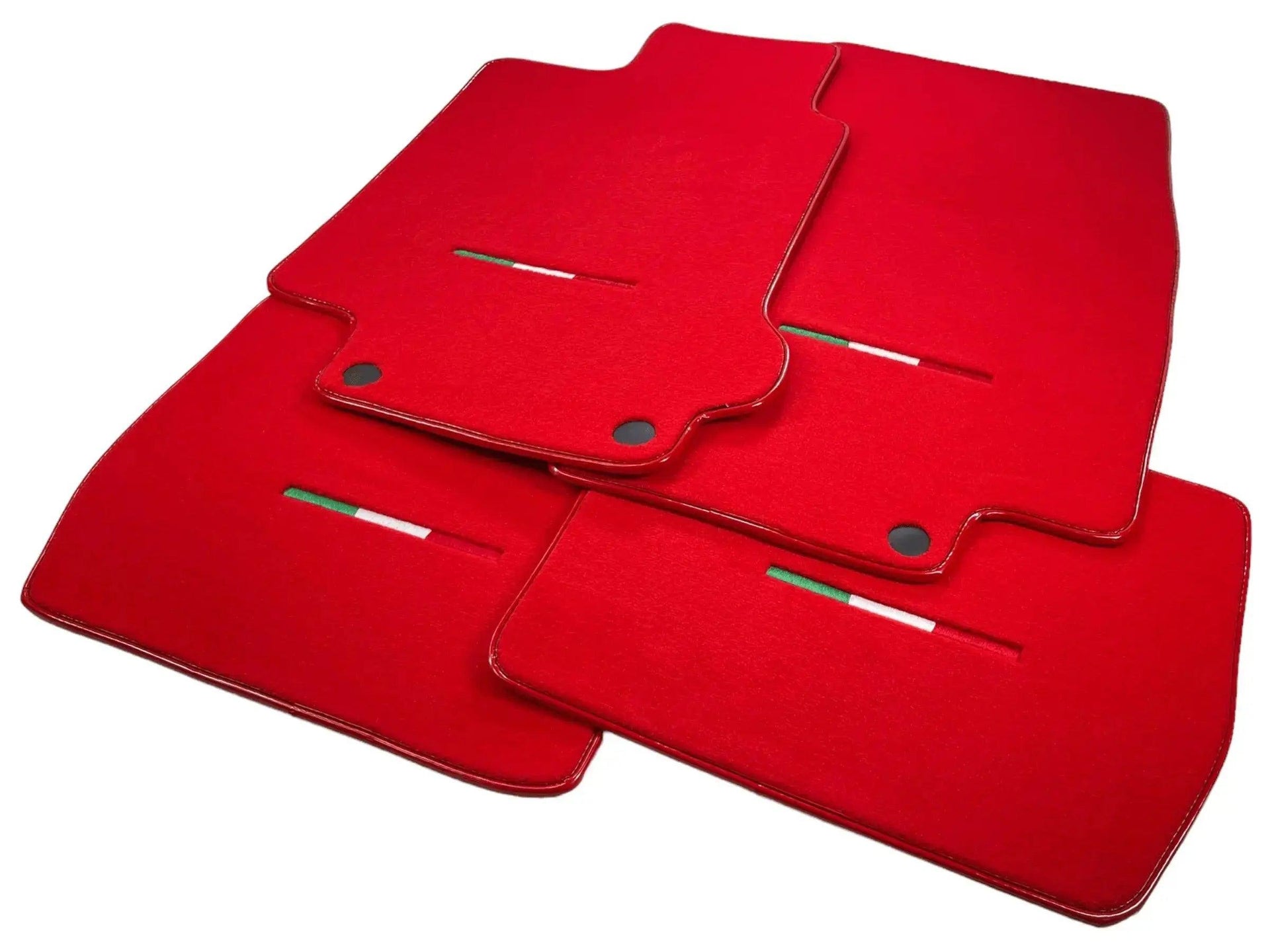 Floor Mats For Maserati GranTurismo Sportline (2009-2019) Red IT Edition - AutoWin