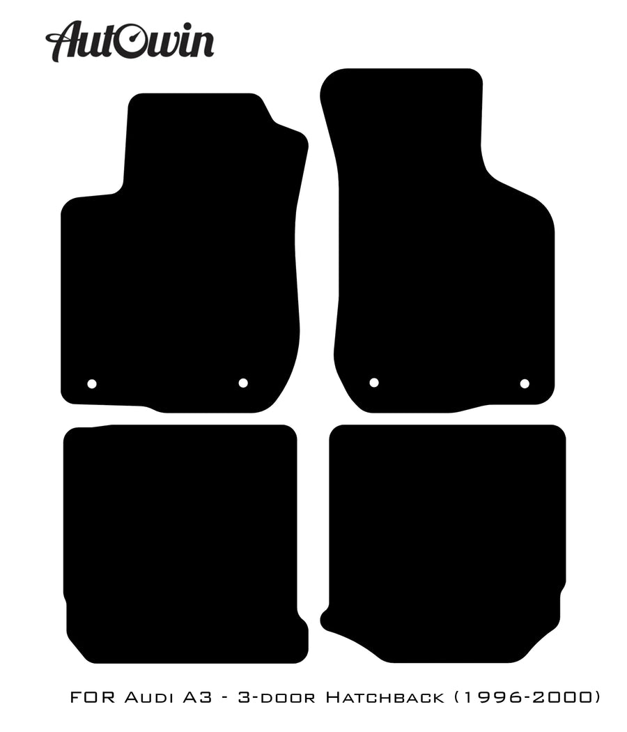 Floor Mats for Audi A3 - 3-door Hatchback (1996-2000) - AutoWin
