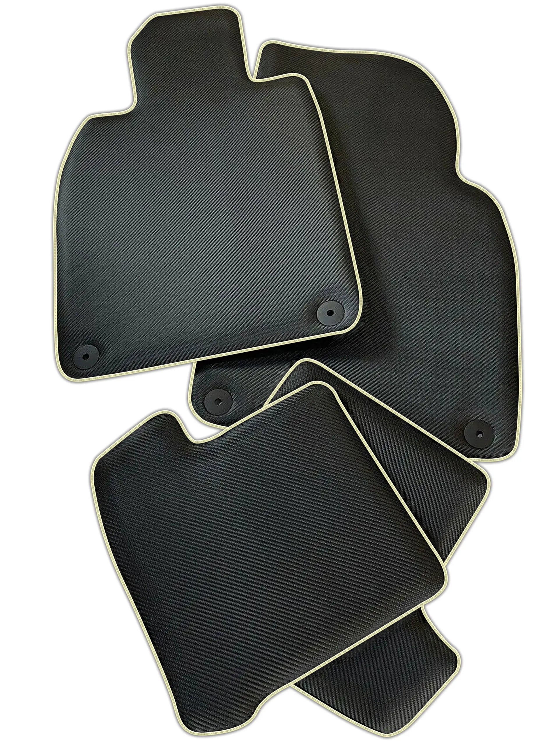 Floor Mats for Porsche Macan Carbon Fiber Carpets AutoWin