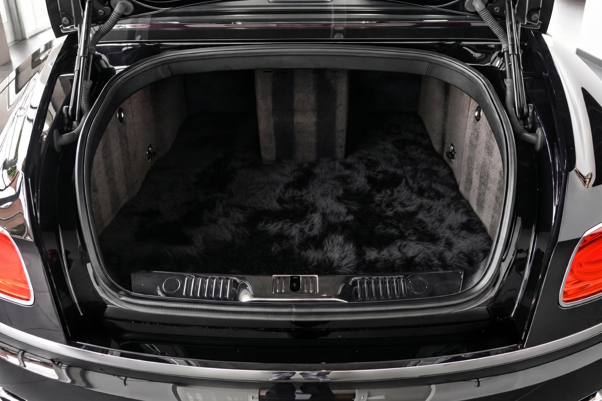 Black Floor Mats for Bentley Flying Spur (2013-2019) with Leather | Various Trim Colors