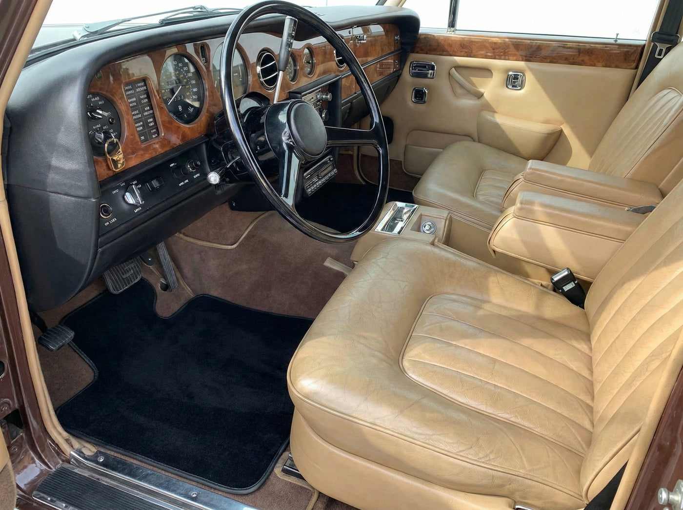 Floor Mats For Rolls Royce Shadow 1965-1977 Black