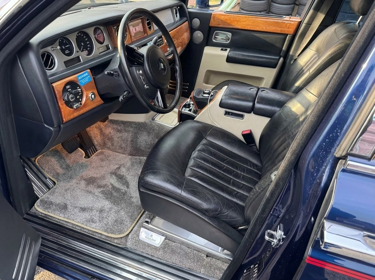 Fußmatten für Rolls Royce Phantom 2003–2016 Beige Rovbut