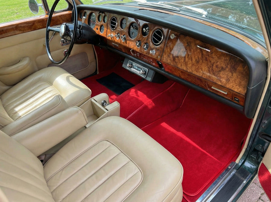 Fußmatten für Rolls Royce Shadow 1965-1977 Rot