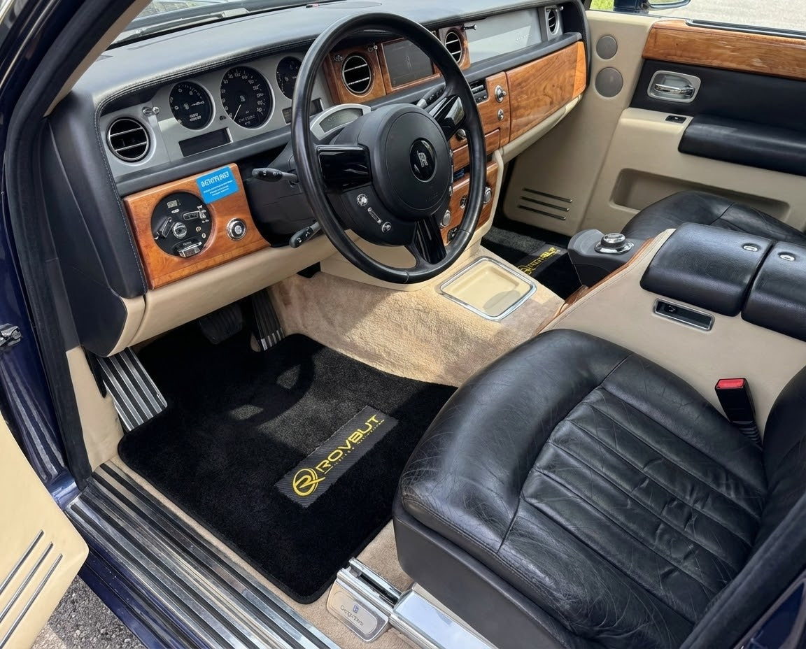 ロールスロイス ファントム 2003–2016 Rovbut 限定版用フロアマット