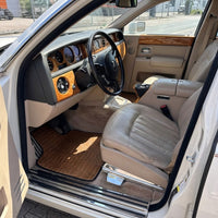 Auto-Fußmatten aus Leder mit Krokodilprägung für Rolls-Royce Phantom Drophead Coupé (2007–2016)