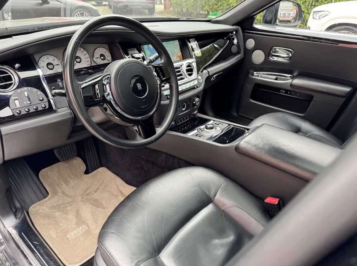 Floor Mats For Rolls Royce Ghost Series II (2021-2024) Beige ER56 Design