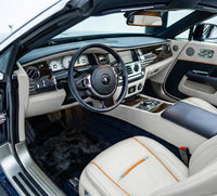 シープスキンフロアマットロールスロイスドーン Rr6 2016-2023 Er56 デザインブランド