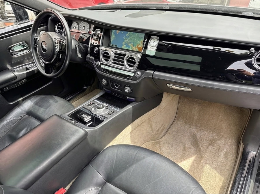 Fußmatten für Rolls Royce Ghost Serie I (2010–2020) Beige Luxus Qualität
