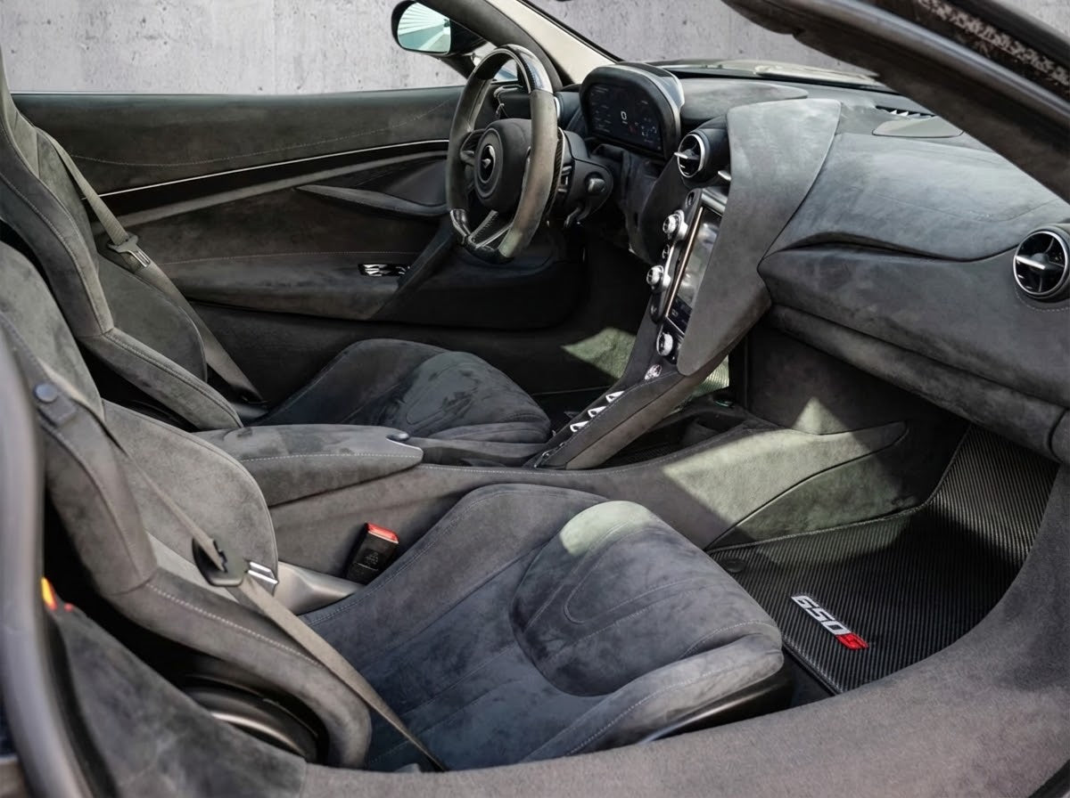 Floor Mats For McLaren 650S Black Tailored Carpets Set AutoWin
