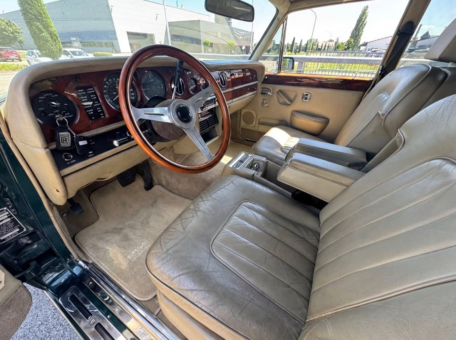 Fußmatten für Rolls Royce Wraith 2013–2023, beige, Er56-Design