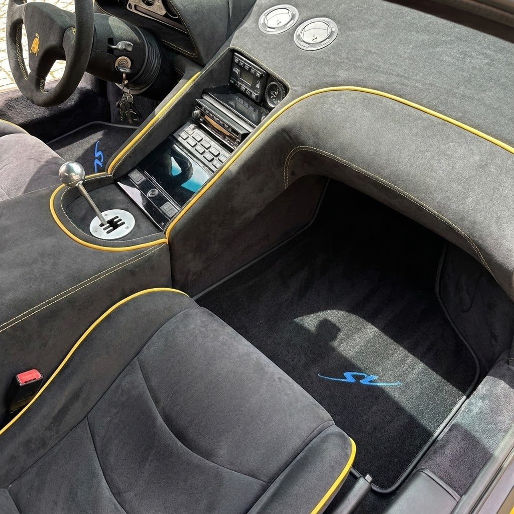 Black Floor Mats for Lamborghini Diablo (1990-2001) SV AutoWin Brand