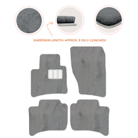 Premium Sheepskin Floor Mats for Porsche Cayenne (2010-2018)