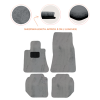 Premium Sheepskin Floor Mats for Bentley Continental GTC (2011-2018)