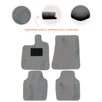 Premium Luxury Sheepskin Floor Mats for Ferrari Roma (2021-2024)