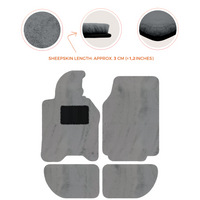 Sheepskin Floor Mats for Porsche 944 (1981-1991) | Custom Colors