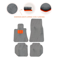 Premium Sheepskin Floor Mats for Bentley Continental GTC (2011-2018)