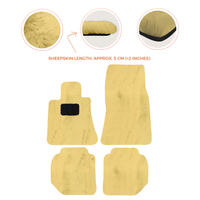 Premium Sheepskin Floor Mats for Bentley Continental GTC (2011-2018)