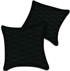 Customizable Black Leather Pillows Set of 2 for All Vehicles