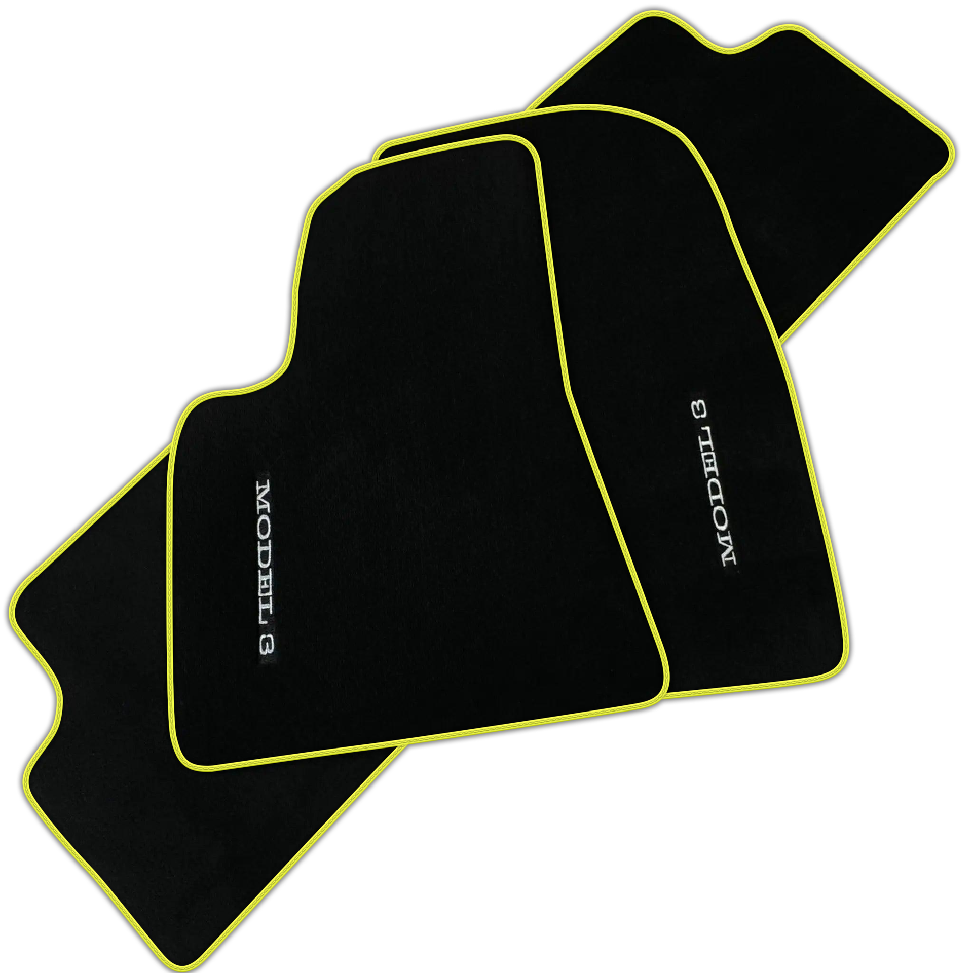 Black Floor Mats for Tesla Model 3 (2017-2023)
