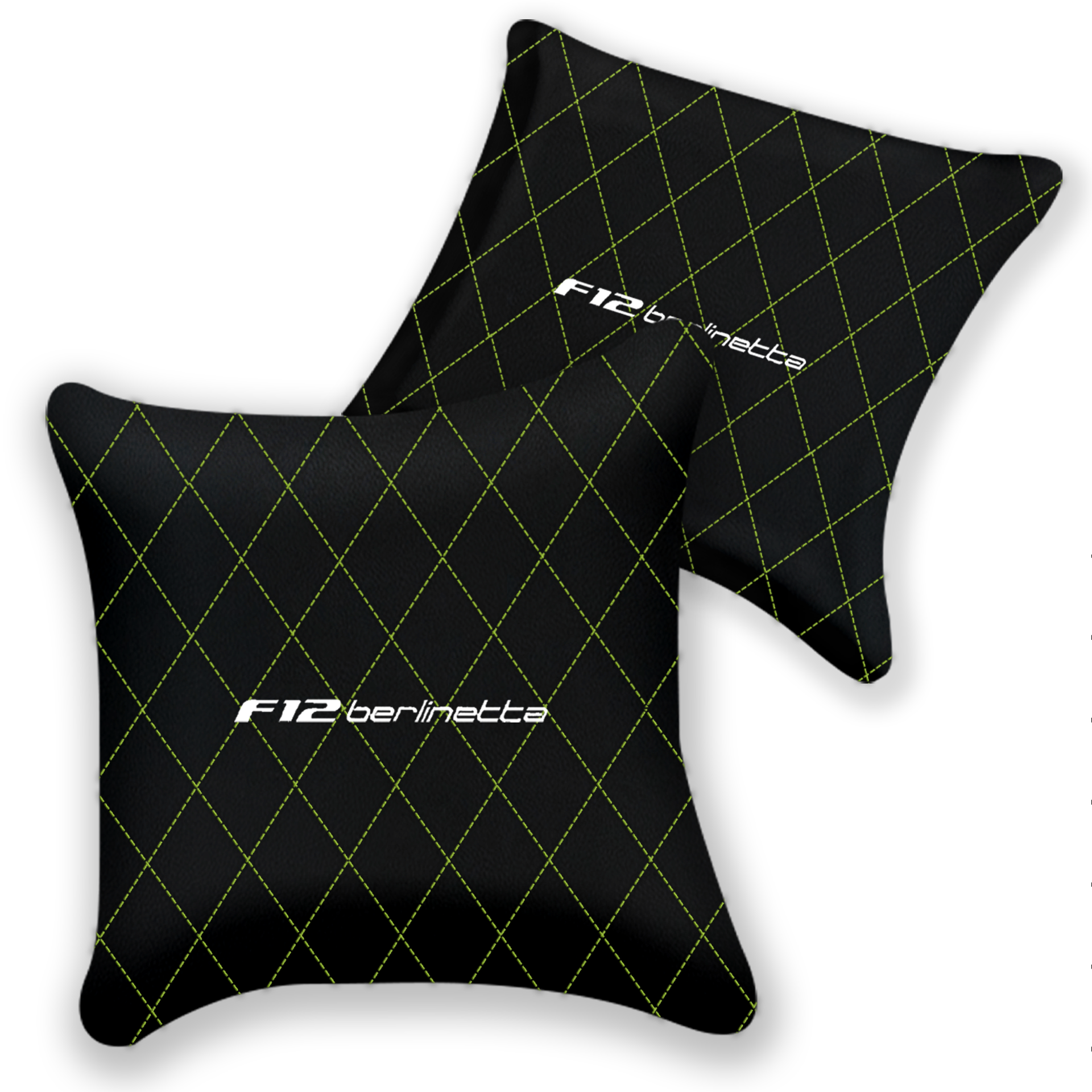 Customizable Black Leather Pillows for Ferrari California T 2015-2018
