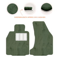 Premium Sheepskin Floor Mats for Porsche 718 Boxster (2016-2023)