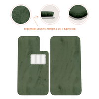 Premium Sheepskin Floor Mats for Aston Martin V8 Virage (1989-1995) Coupe