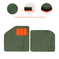 Sheepskin Floor Mats for Aston Martin Vulcan (2015-2016) Track Car - Luxury